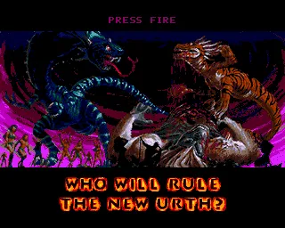 Primal Rage Amiga And this time they try to conquer the Earth.