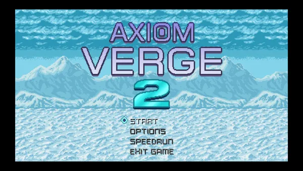 Axiom Verge 2 Windows Title screen