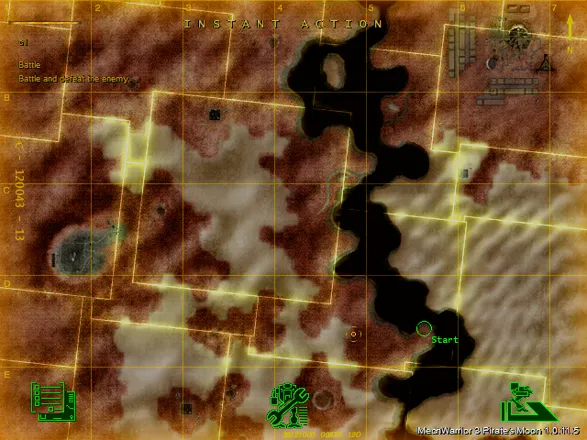 MechWarrior 3: Pirate&#x27;s Moon Windows Pre-game maps are now brown