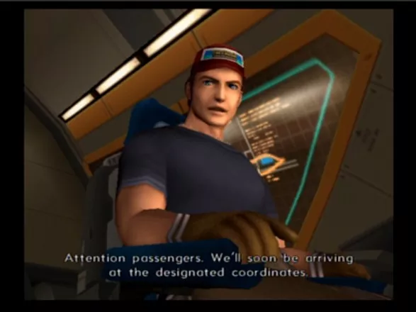 Xenosaga: Episode II - Jenseits von Gut und B&#xF6;se PlayStation 2 Captain Matthews is the one to talk to if you want to go somewhere