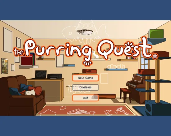 The Purring Quest Windows Main menu