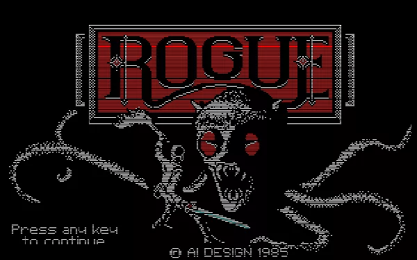 Rogue PC-98 Title screen