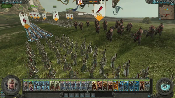 Ogre Mercenaries fighting alongside High Elves