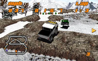 Test Drive: Off-Road DOS Winter wonderland.