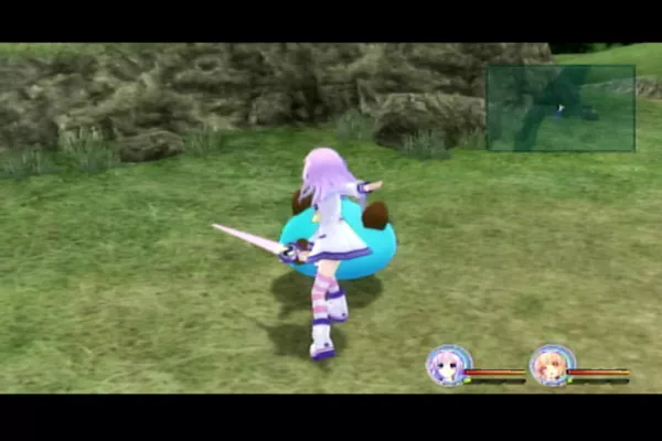 Hyperdimension Neptunia mk2 PlayStation 3 You can sneak up on enemies and attack them from behind when exploring dungeons. This will give you an advantage when starting the battle. Enemies can also do this.