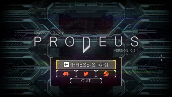 Title screen (v0.2.4 Early Access version)