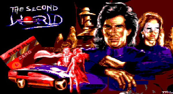 The Second World DOS Title Screen (EGA)