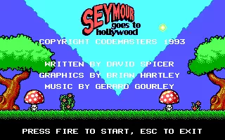 Seymour Goes to Hollywood DOS Title Screen (EGA)