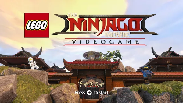 The LEGO Ninjago Movie Video Game Nintendo Switch Title screen.