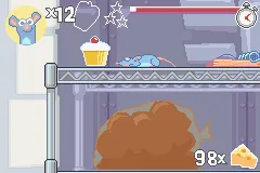 Disney&#x2022;Pixar Ratatouille Game Boy Advance Remy finds a cupcake