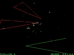 Dimension Destructors ZX Spectrum Hit by an enemy.