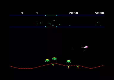 Defend or Die Amstrad CPC Attacking the enemy.