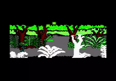 Tarzan Amstrad CPC Attacked by a jaguar.