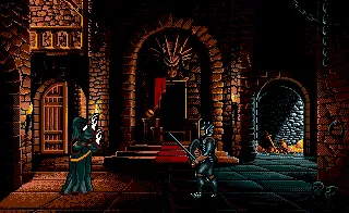 Knight Force Amiga Before you can rescue the princess, an evil sorcerer appears!