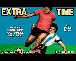Kick Off: Extra Time Amiga Loading screen