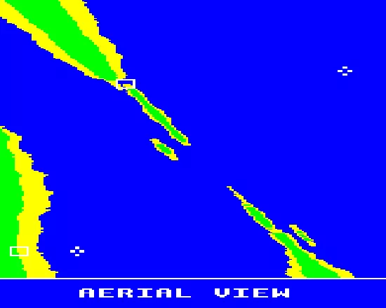 Beach-Head BBC Micro Starting a new game. You must sail your fleet towards the beachhead.