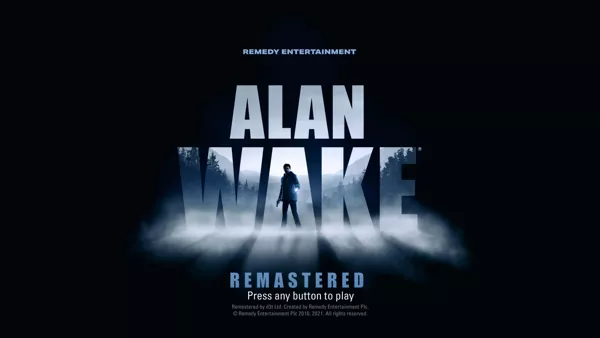 Alan Wake: Title screen
