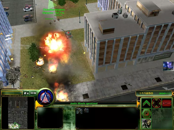 Act of War: Direct Action Windows Buildings provide a perfect cover for your infantry against enemy tanks