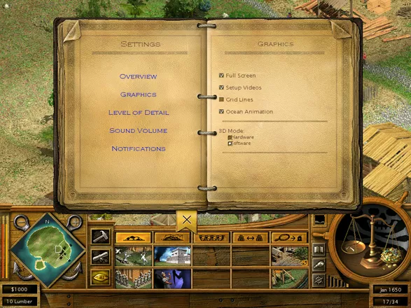 Tropico 2: Pirate Cove Windows Settings