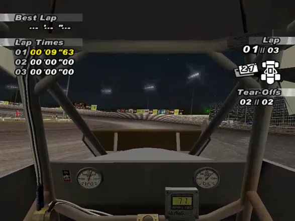 World of Outlaws: Sprint Car Racing 2002 Windows Cockpit view