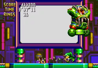 Knuckles&#x27; Chaotix SEGA 32X And another boss