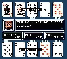 Casino Kid 2 NES Sure, two pairs ain&#x27;t that bad
