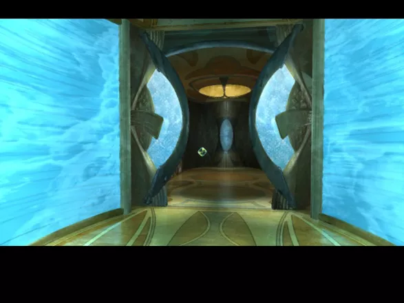 Crystal Key II: The Far Realm Windows A corridor in the Meribah Palace.