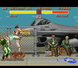 Street Fighter II: The World Warrior SNES Make the enemy to suffer using an audacious Hurricane Kick, it&#x27;s a big deal!