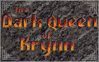 The Dark Queen of Krynn DOS Title