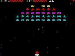 Galaxian ZX Spectrum The galaxian formation...