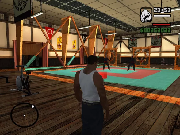 Grand Theft Auto: San Andreas Windows Gym in San Fierro.