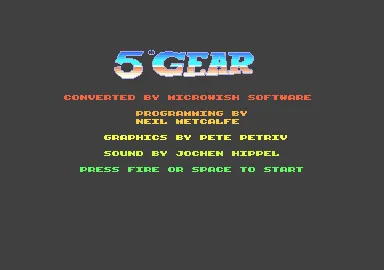 5th Gear Atari ST Title screen