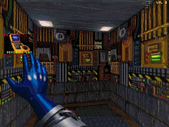 CyberMage: Darklight Awakening DOS Just left some small and cozy elevator