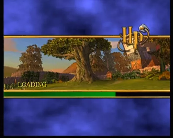 Harry Potter and the Chamber of Secrets Xbox Loading screens show a picture of the current place of events