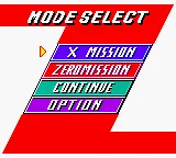 Mega Man Xtreme 2 Game Boy Color A redesigned menu screen.