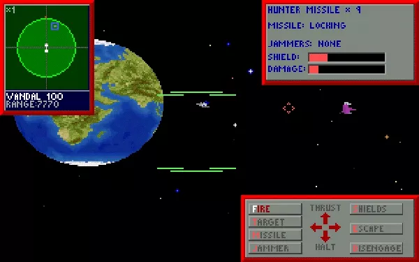 Nomad DOS Combat around Earth