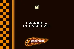 Crazy Taxi: Catch a Ride Game Boy Advance Loading screen... in a cartridge game? :S