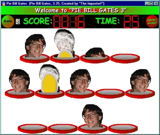 Pie Bill Gates Windows In game screenshot