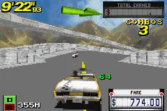 Crazy Taxi: Catch a Ride Game Boy Advance Sometimes, you can find some &#x22;tough&#x22; curves.