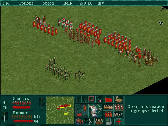 Caesar II DOS A military encounter with rebels