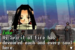Shaman King: Master of Spirits 2 Game Boy Advance He got heartburn. *ba dum bish*