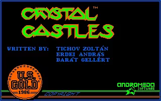 Crystal Castles Amstrad CPC Title screen