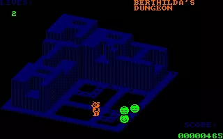 Crystal Castles Amstrad CPC Beginning the first level