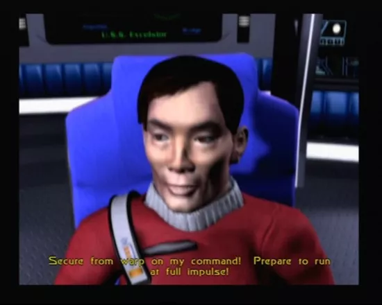 Star Trek: Shattered Universe PlayStation 2 Captain Sulu in the opening cinematic, and your superior on this shattered voyage