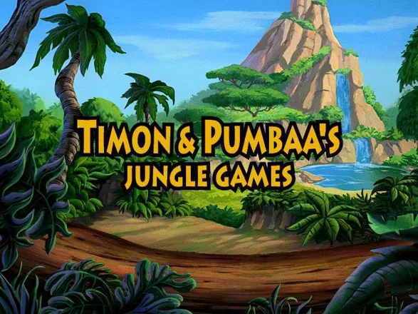 Disney&#x27;s Timon &#x26; Pumbaa&#x27;s Jungle Games Windows Game Title Screen