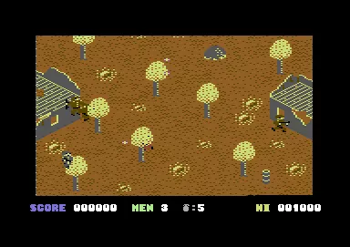 Who Dares Wins II Commodore 64 Beginning level 1
