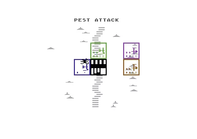 M.U.L.E. Commodore 64 pest attack. AACK!