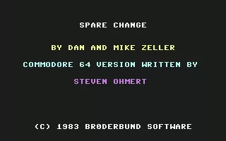 Spare Change Commodore 64 Title