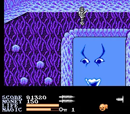 IronSword: Wizards &#x26; Warriors II NES One on one with the water elemental.