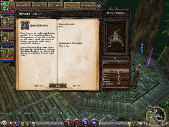 Dungeon Siege II Windows Detailed monster of the bestiary